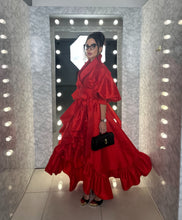 Load image into Gallery viewer, Red Kimono Gown