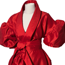 Load image into Gallery viewer, Red Kimono Gown