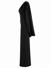 Load image into Gallery viewer, Sculptural Draped Maxi Dress