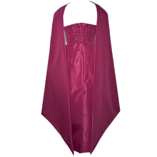 Load image into Gallery viewer, Fuchsia Taffeta Gown with Architectural Cape