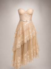 Carica l'immagine nel visualizzatore di Gallery, Lace Patchwork Corset Dress