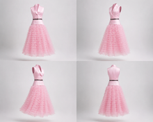 Загрузить изображение в средство просмотра галереи, Pink Taffeta Vest & Tulle Skirt Set