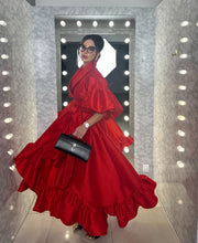 Load image into Gallery viewer, Red Kimono Gown