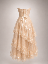 Carica l'immagine nel visualizzatore di Gallery, Lace Patchwork Corset Dress