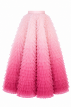 Carica l'immagine nel visualizzatore di Gallery, Pink gradient tulle skirt