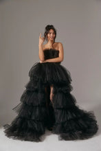 Загрузить изображение в средство просмотра галереи, Lola Strapless Tulle Tiered High-Low Gown