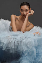 Görseli Galeri görüntüleyiciye yükleyin, Sky Blue Tiered Ruffle Tulle Skirt - Sale
