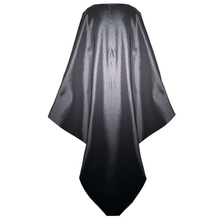Load image into Gallery viewer, Sculptural Taffeta Kimono Dress - Noir Edition