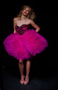 Madalina Fuxia Pink Mirror Dress