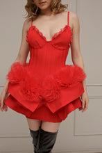 Carica l'immagine nel visualizzatore di Gallery, Red Roses Dress - Sale