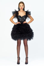 Görseli Galeri görüntüleyiciye yükleyin, Black Mini "Princess" Dress by Morphine Fashion