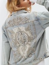Görseli Galeri görüntüleyiciye yükleyin, Lafayette Denim Couture Jacket by Morphine Fashion