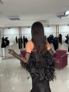 Libra Feather Gown