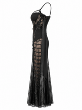 Charger l'image dans la galerie, Noir Corset Lace Gown
