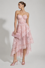 Load image into Gallery viewer, Patchwork Lace midi dress
