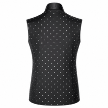 Load image into Gallery viewer, Crystal-Embellished Tailored Vest
