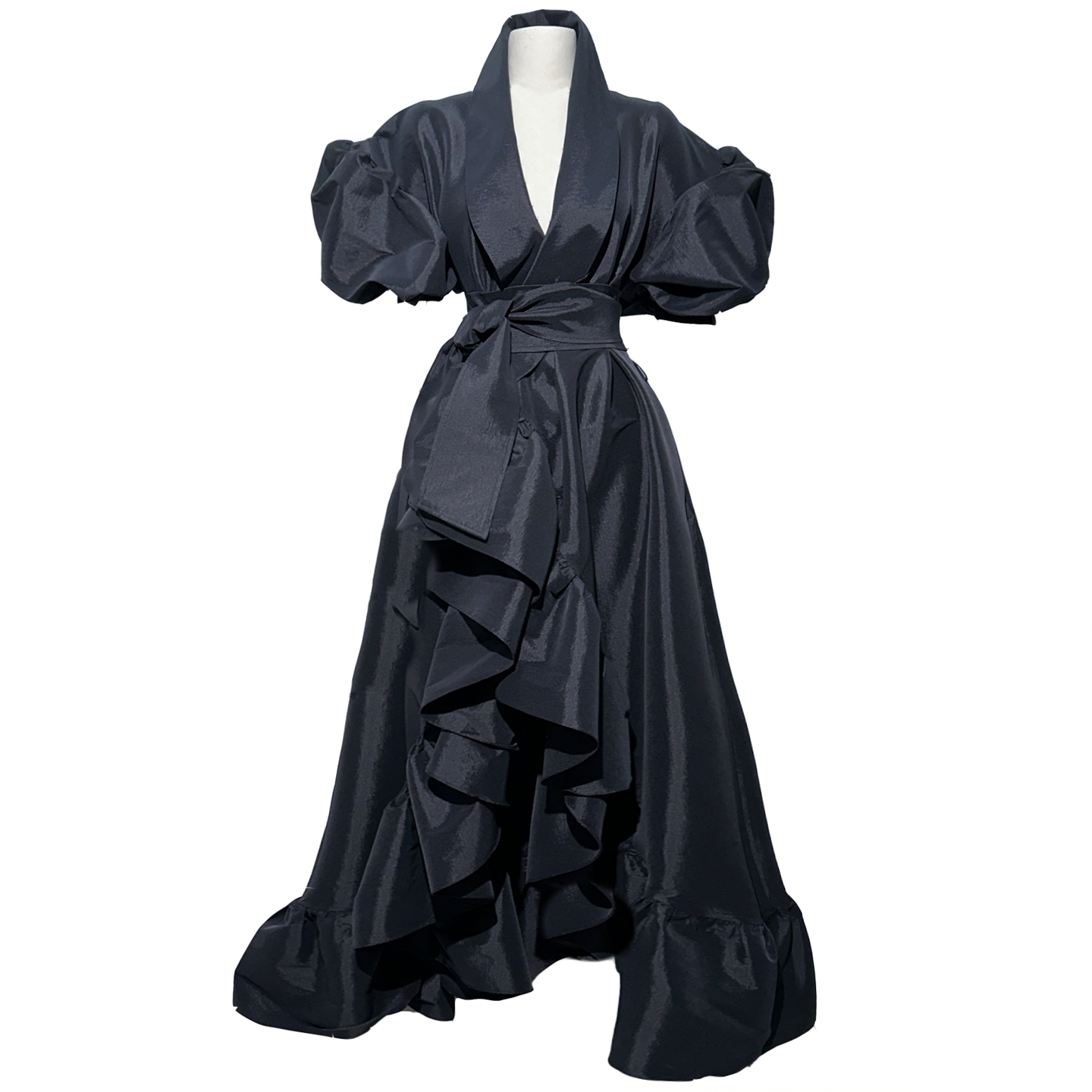 Black Kimono Gown