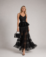 Carica l'immagine nel visualizzatore di Gallery, French lace peplum corsets dress
