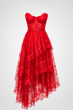 Load image into Gallery viewer, Patchwork Lace Corset Dress
