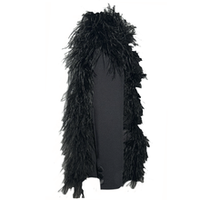 Load image into Gallery viewer, Black Blazer with  Feather
