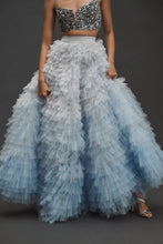 Load image into Gallery viewer, Gradient Tiered Ruffle Tulle Skirt
