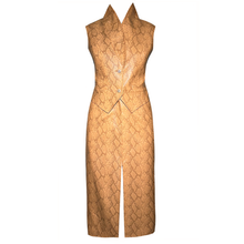Load image into Gallery viewer, Phyton Textured Vest &amp; Skirt Set
