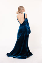 Charger l&#39;image dans la galerie, Alexa Night Sea Velvet Dress
