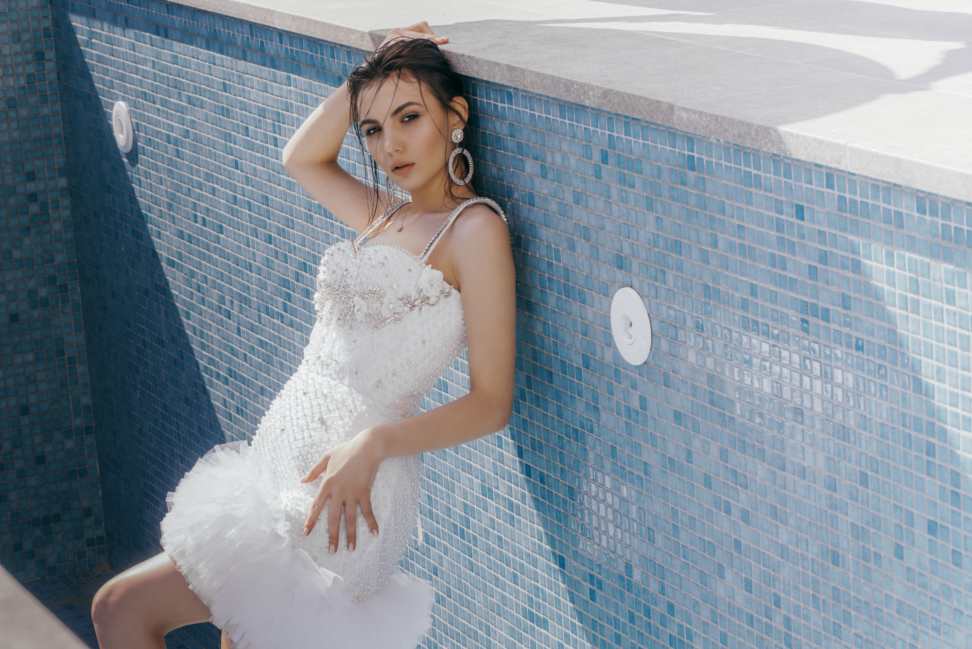 Pearl mini dress 2025