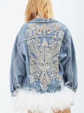 Görseli Galeri görüntüleyiciye yükleyin, Hollywood Couture Denim Jacket by Morphine Fashion
