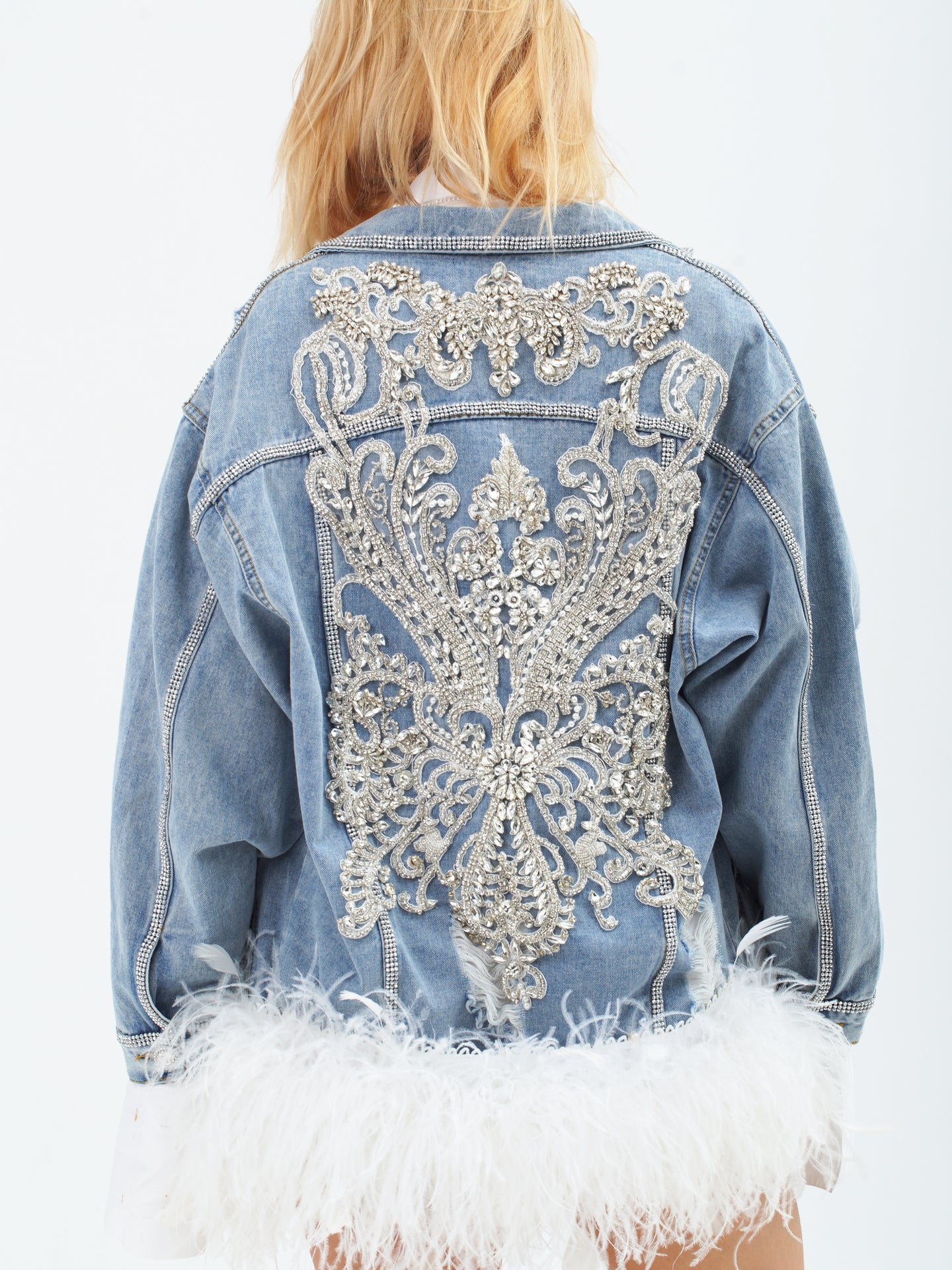 Hollywood Couture Denim Jacket by Morphine Fashion