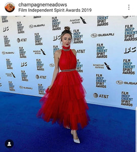 Chic Spanish Tulle Dress on Independent FIlm Festival 