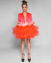 Charger l&#39;image dans la galerie, Coral satin dress from Morphine Fashion
