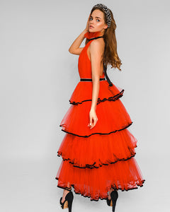 Chic Spanish Tulle Dress
