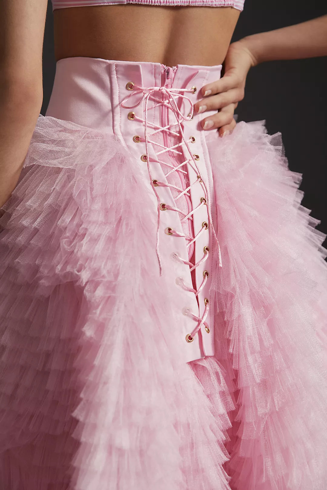 Tulle sales skirt rose